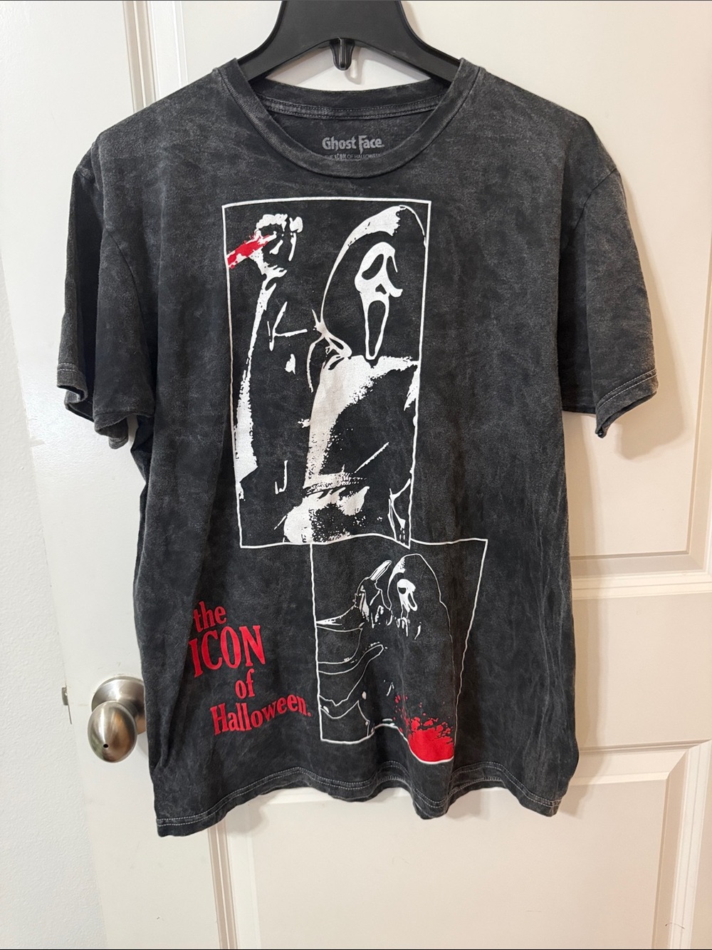 Ghost Face Black Short-Sleeve Graphic Tee by Ghost Face